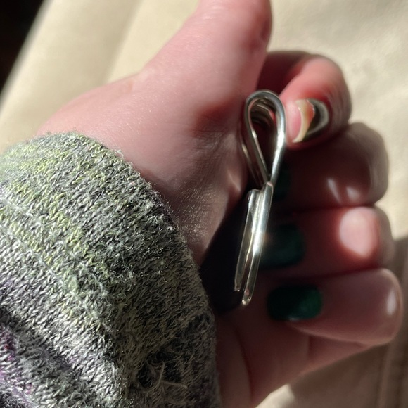 Gorgeous One of a Kind silver inlaid opal pendant nature design - Picture 4 of 7